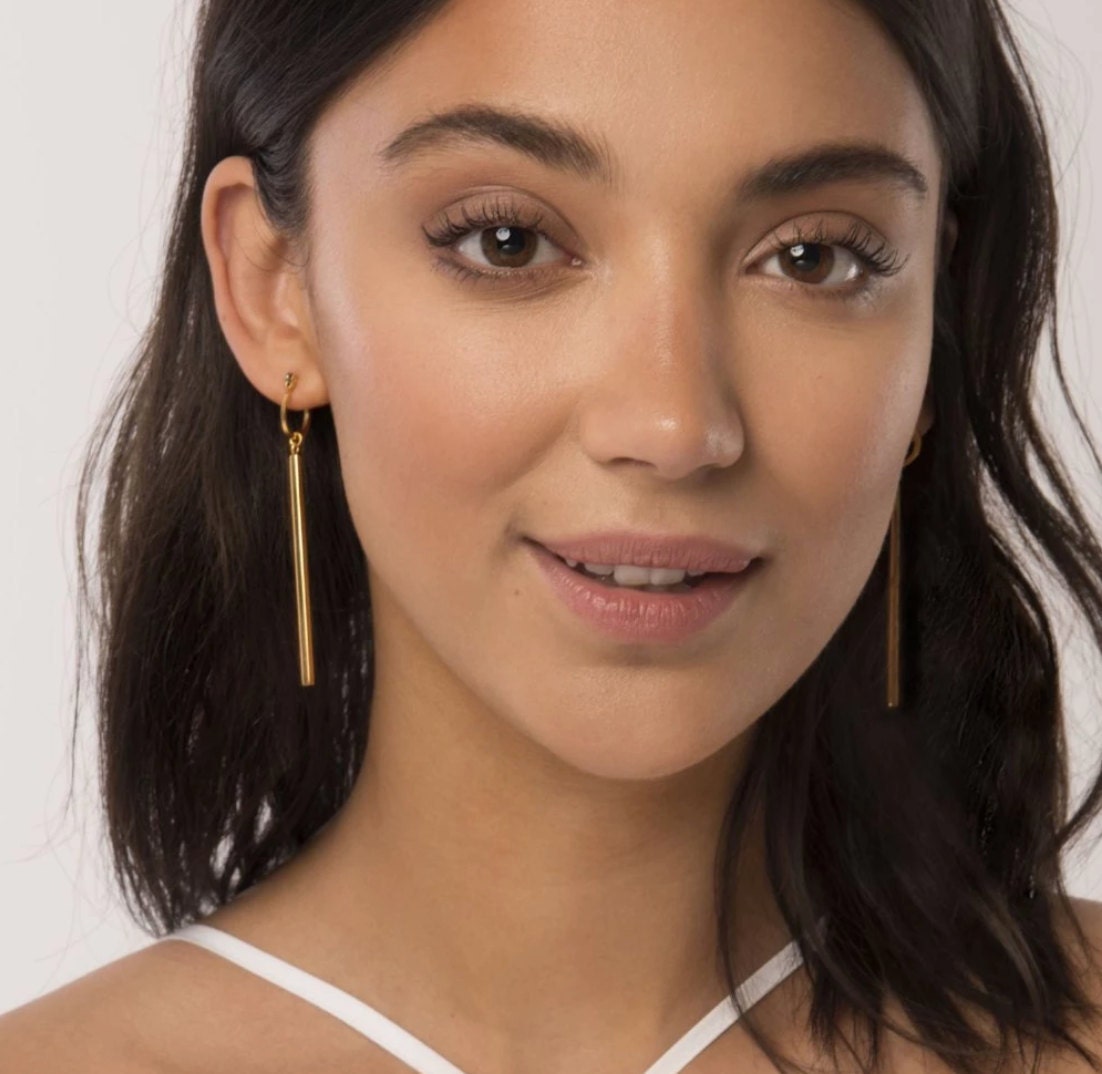 female founder collective brand, acouplepuns, raise the bar earings