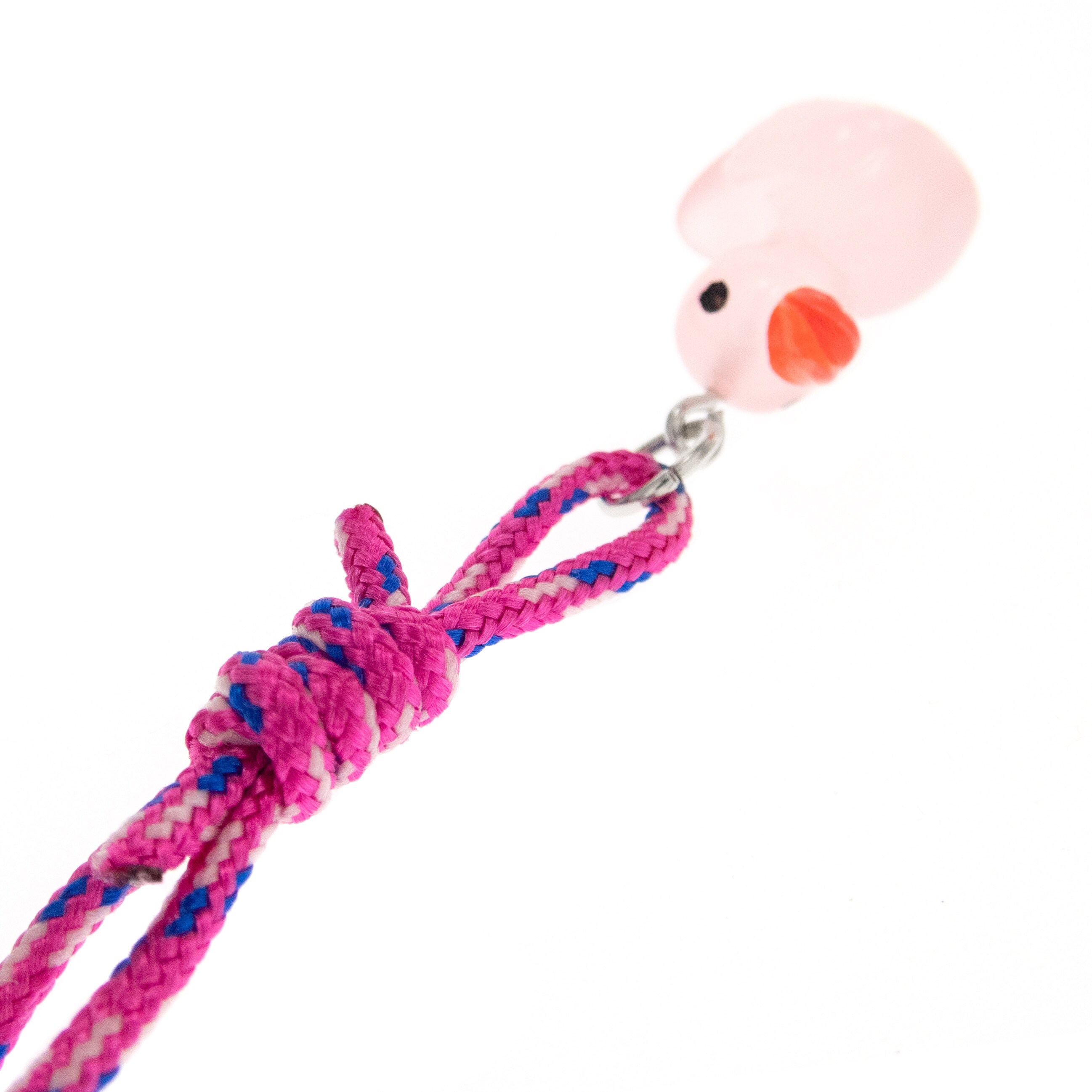 Rubber Duck Keychain Pink