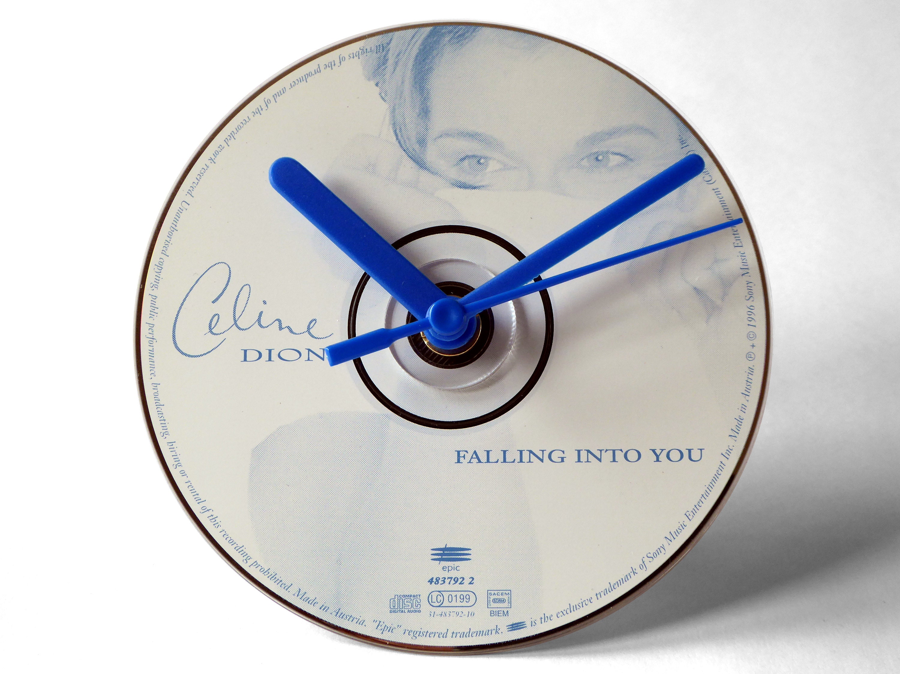 Celine Dion Falling Into You CD Clock and Keyring Gift Set