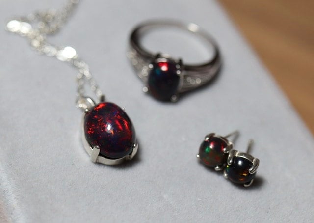 So many new black opal cabochons are in stock and soon will be listed! Pendants, earrings, rings - everything in the most fabulous colors yet!