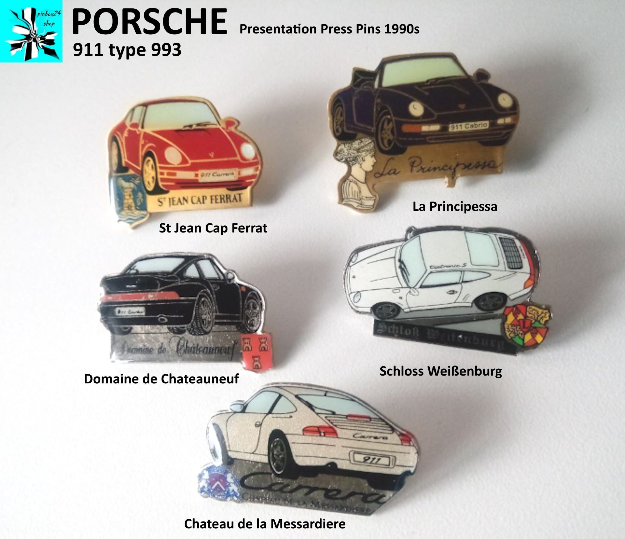 Pressepins 911 type 993 - 1990er Jahre