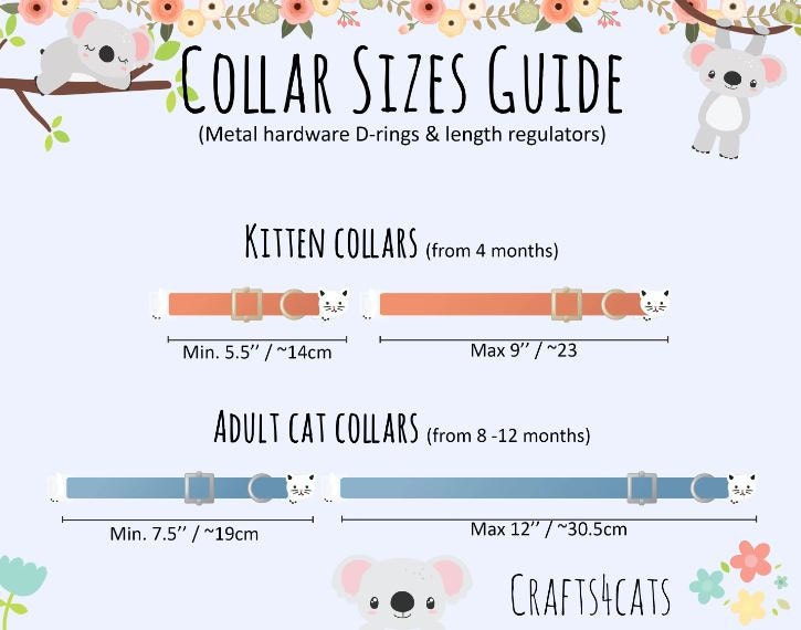 cat collar sizes