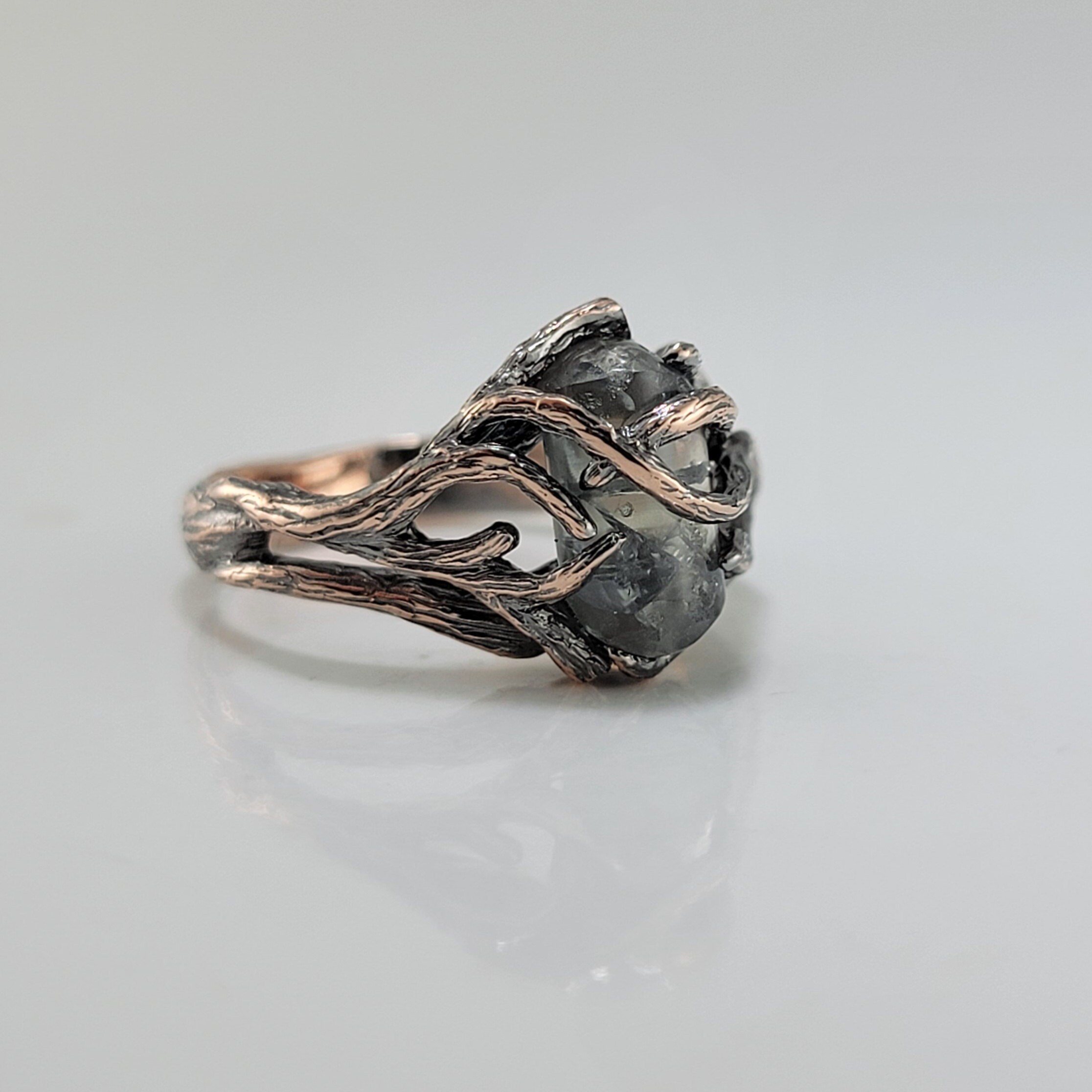 One-of-a-kind Twig Engagement, Anniversary Ring