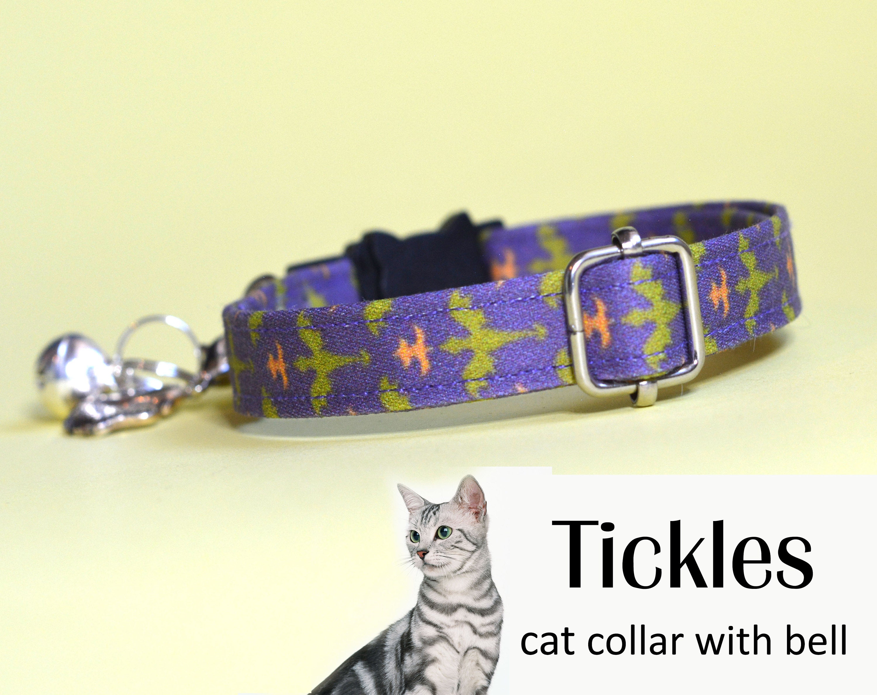 purple cat collar