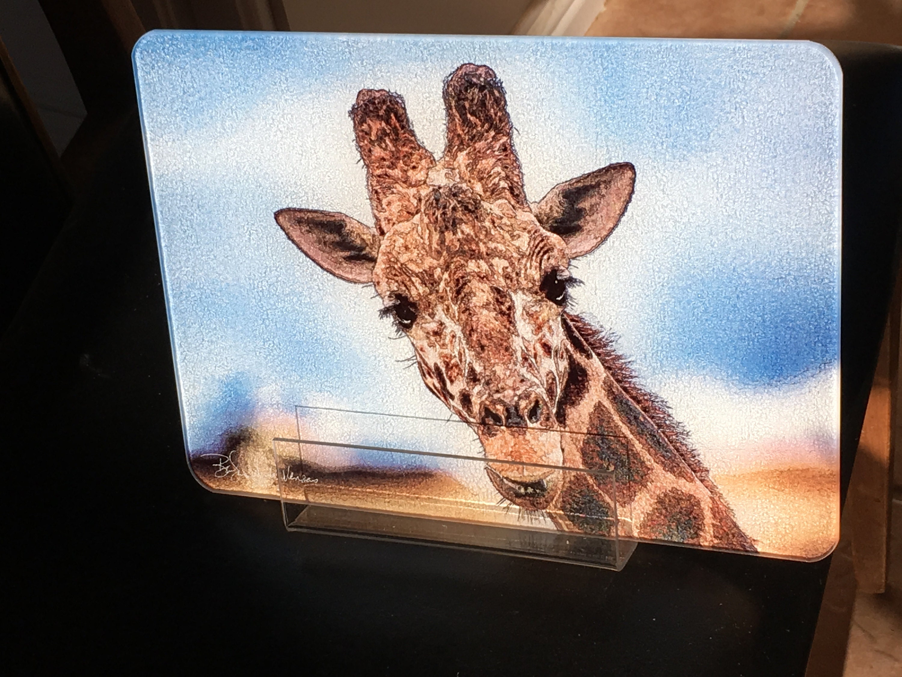 Giraffe Cutting Board Small