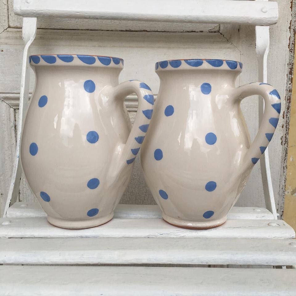 Hungarian polka dot jugs