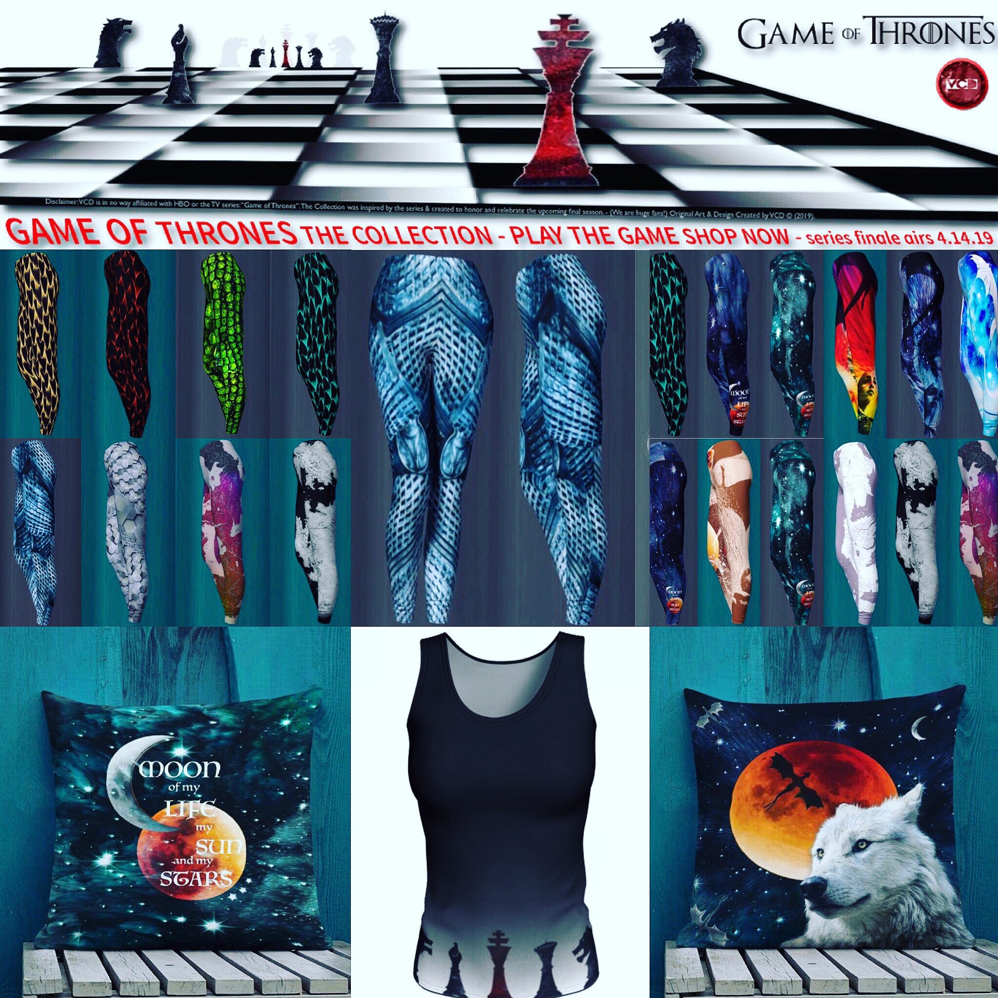 game of thrones gifts art Vintique custom design