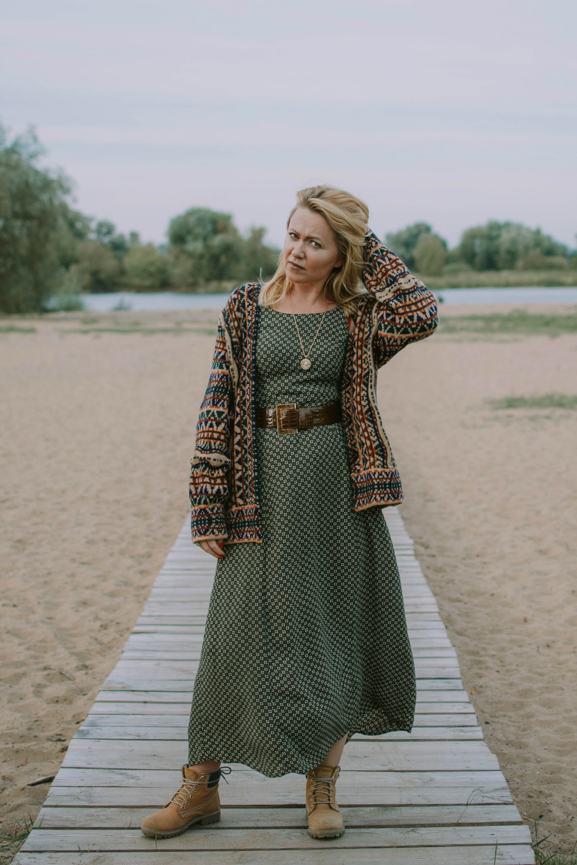 vintage maxi dress