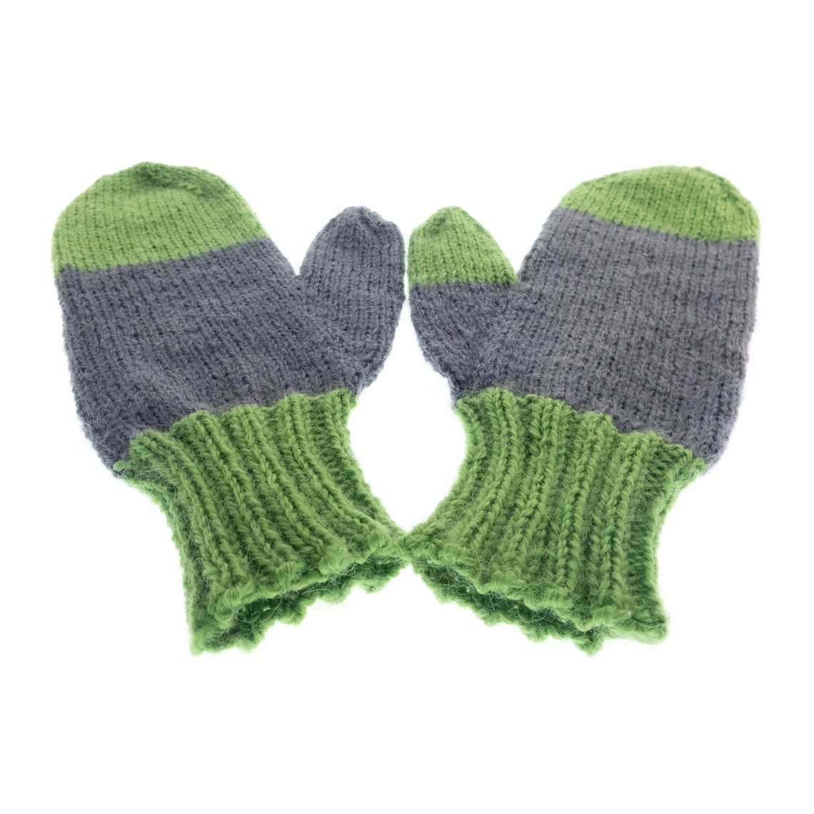 Winter Mittens for Adults. Womens Cool Asymmetrical