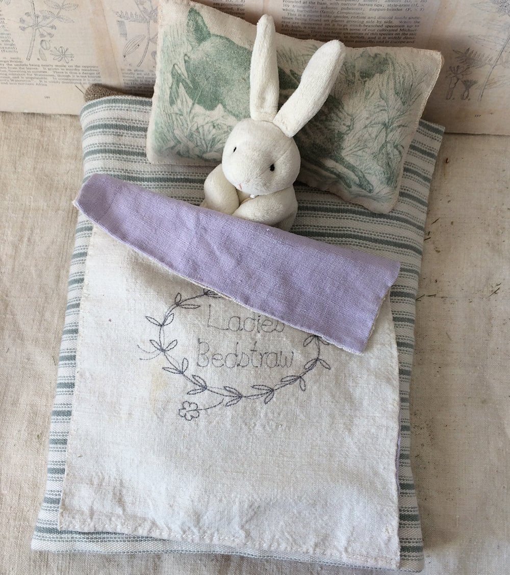 Sewn primitive mattress baby hare collectors piece