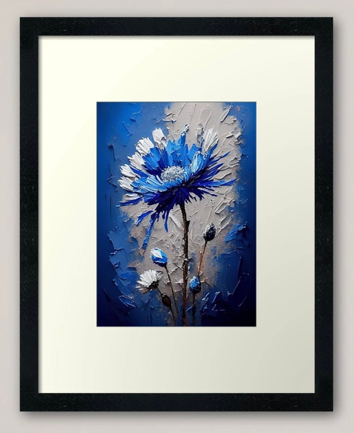https://www.redbubble.com/i/framed-print/The-Blue-Flower-by-EcoArtLab/146172676.AJ1A3