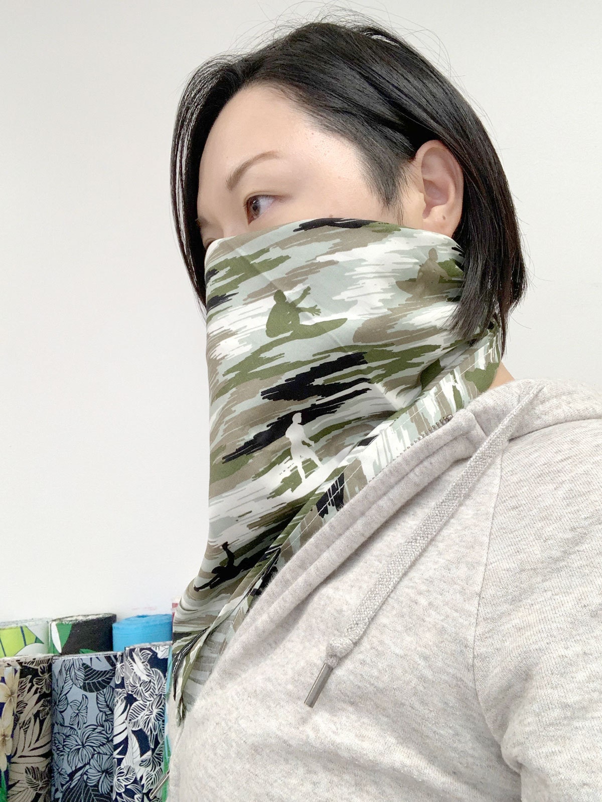 Use Furoshiki for Bandanna