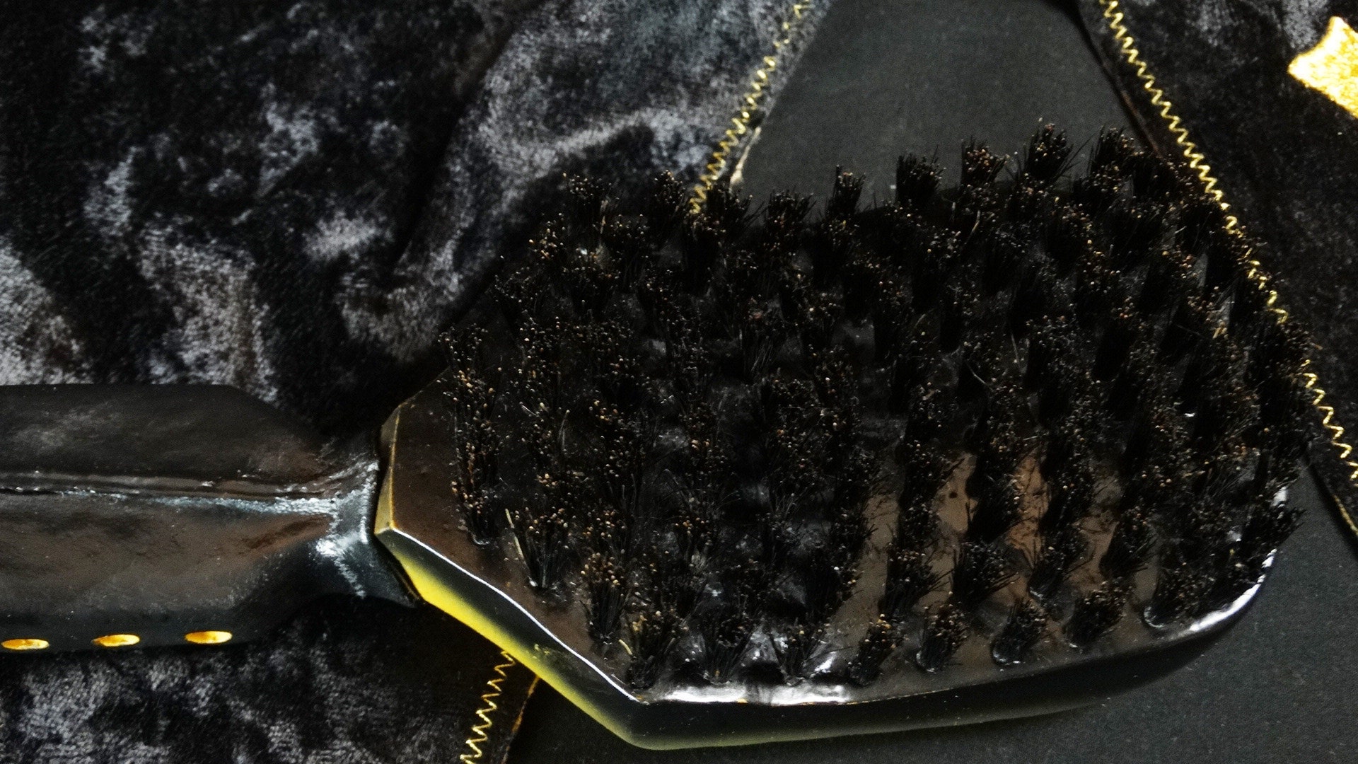 KING SCORPION - 360 Crushed Velvet Fat Lace Custom Du-Rag/Hair Wrap/Turban/Do-Rag - 10 Row King Scorpion Custom 360 Wave Brush Gift Bundle