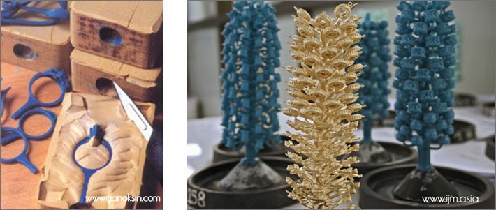 jewelry wax tree arbol de cera joyería
