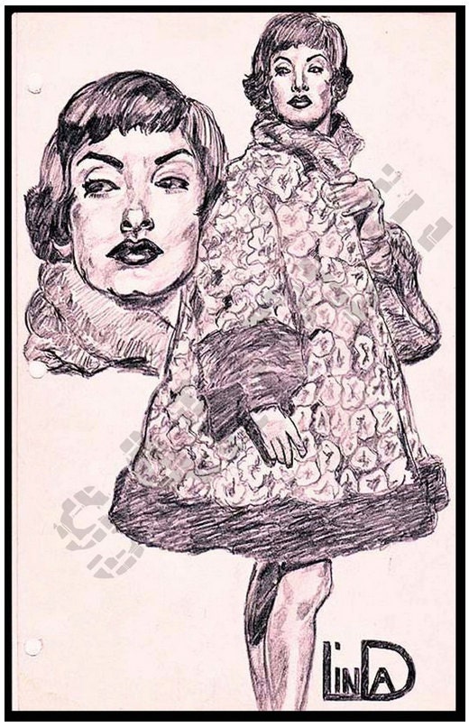 Girl sketch#6-Date Unknown