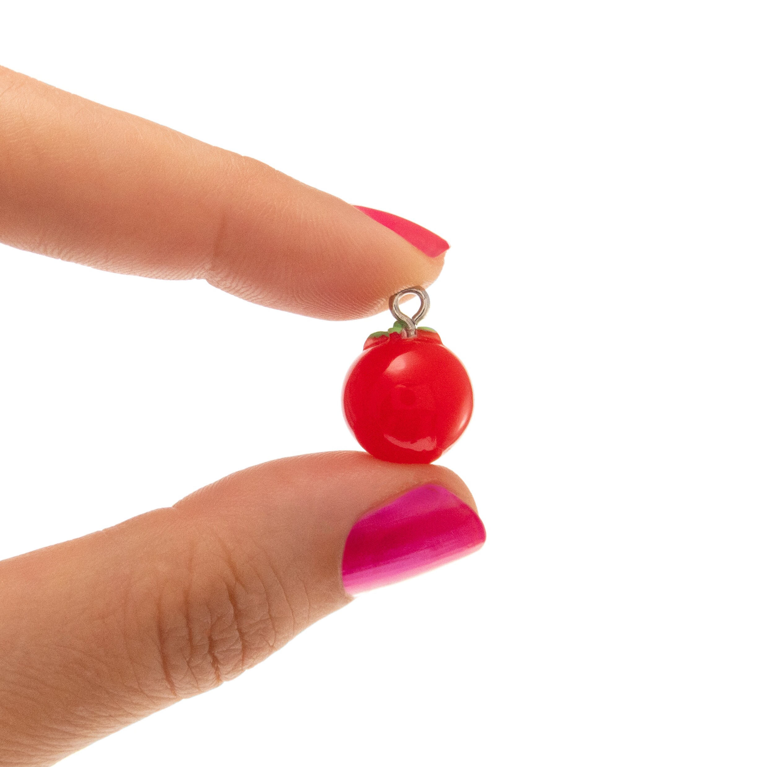 Vegetarian Necklace Jewelry. Tomato Necklace