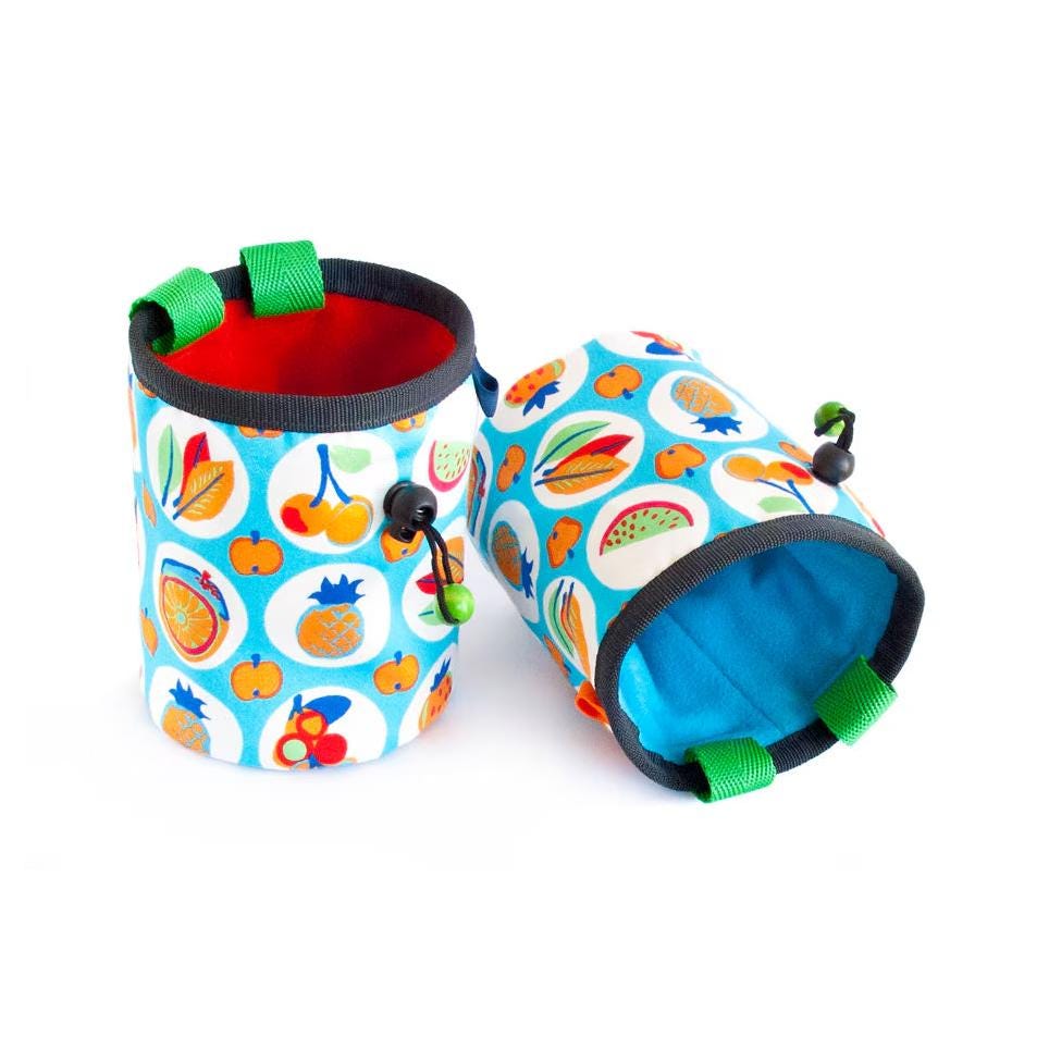 Handmade chalk bags Nadamlada for rock climbing and bouldering
