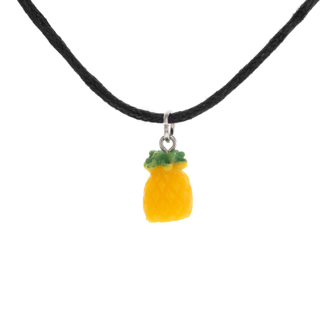 pineapple necklace, hawaiian pendant necklace