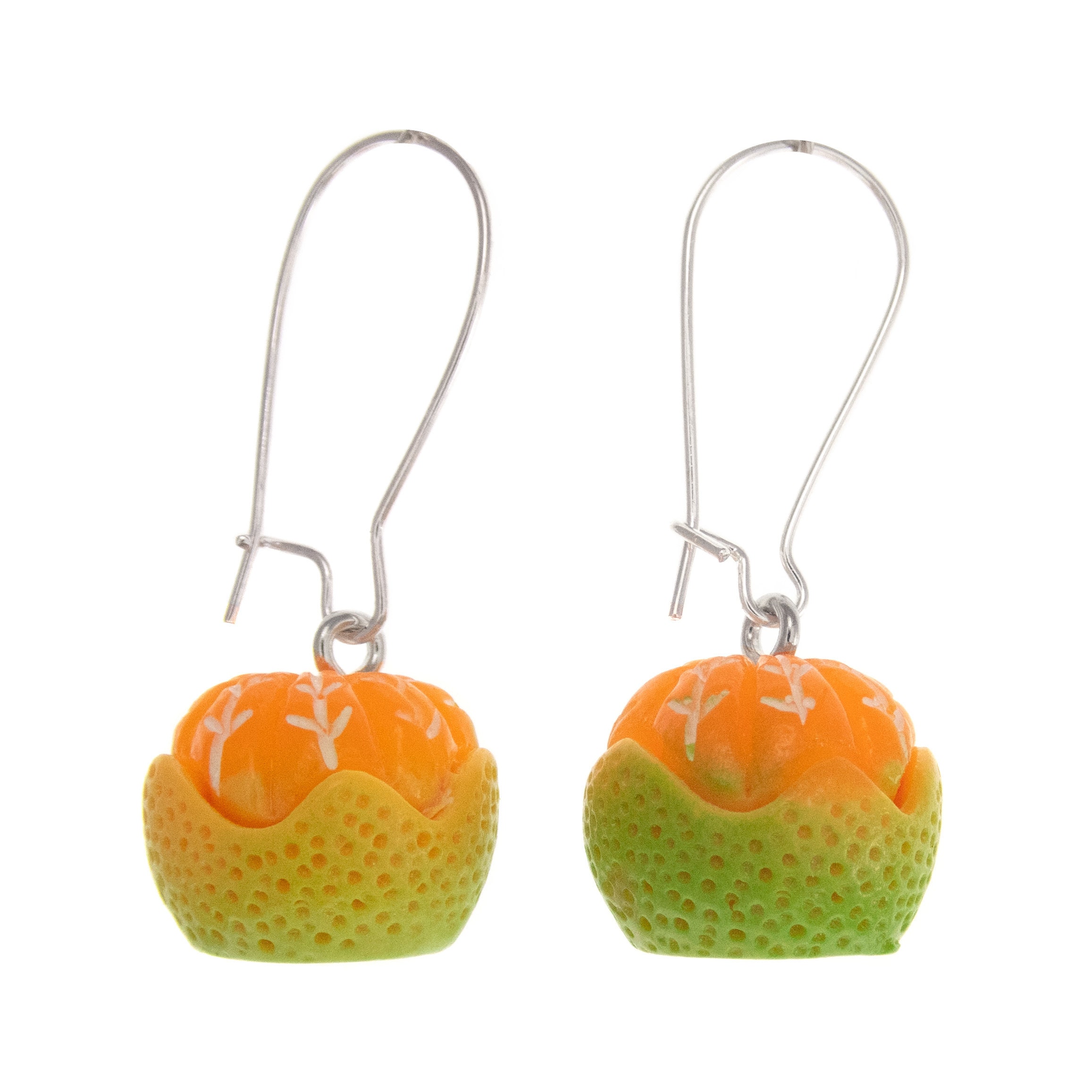 summer season fruits earrings with orange fruits