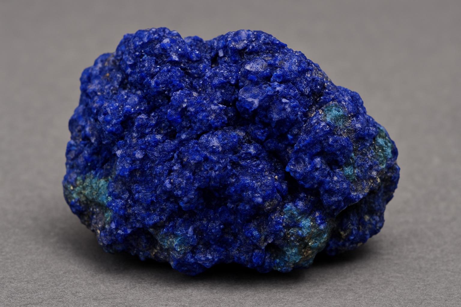 azurite crystal specimen often paired with malachite in natural formation