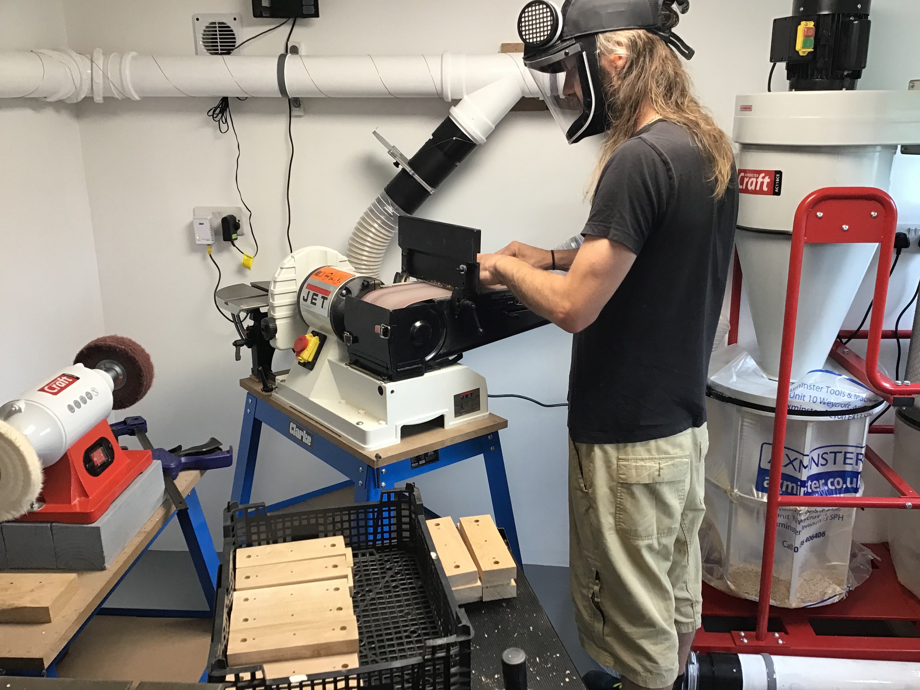 Making our key racks in our home workshop - Gorlech, made in UK