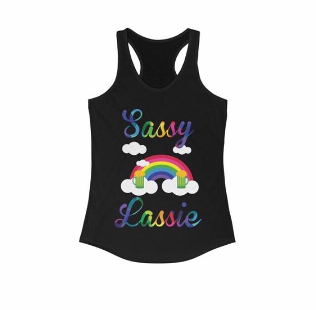 sassy lassie tank top