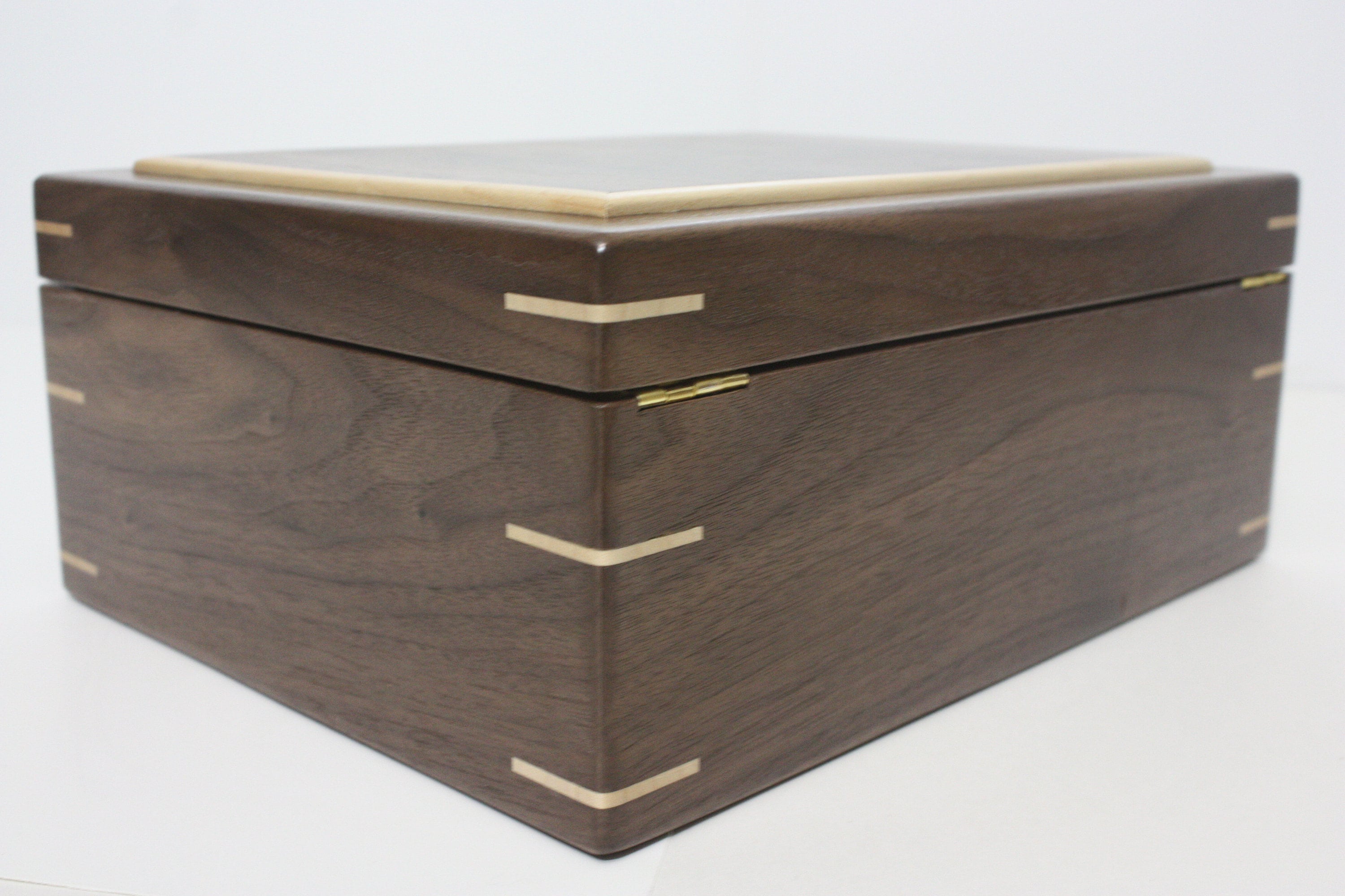 Quadrant Hinges on a wood box