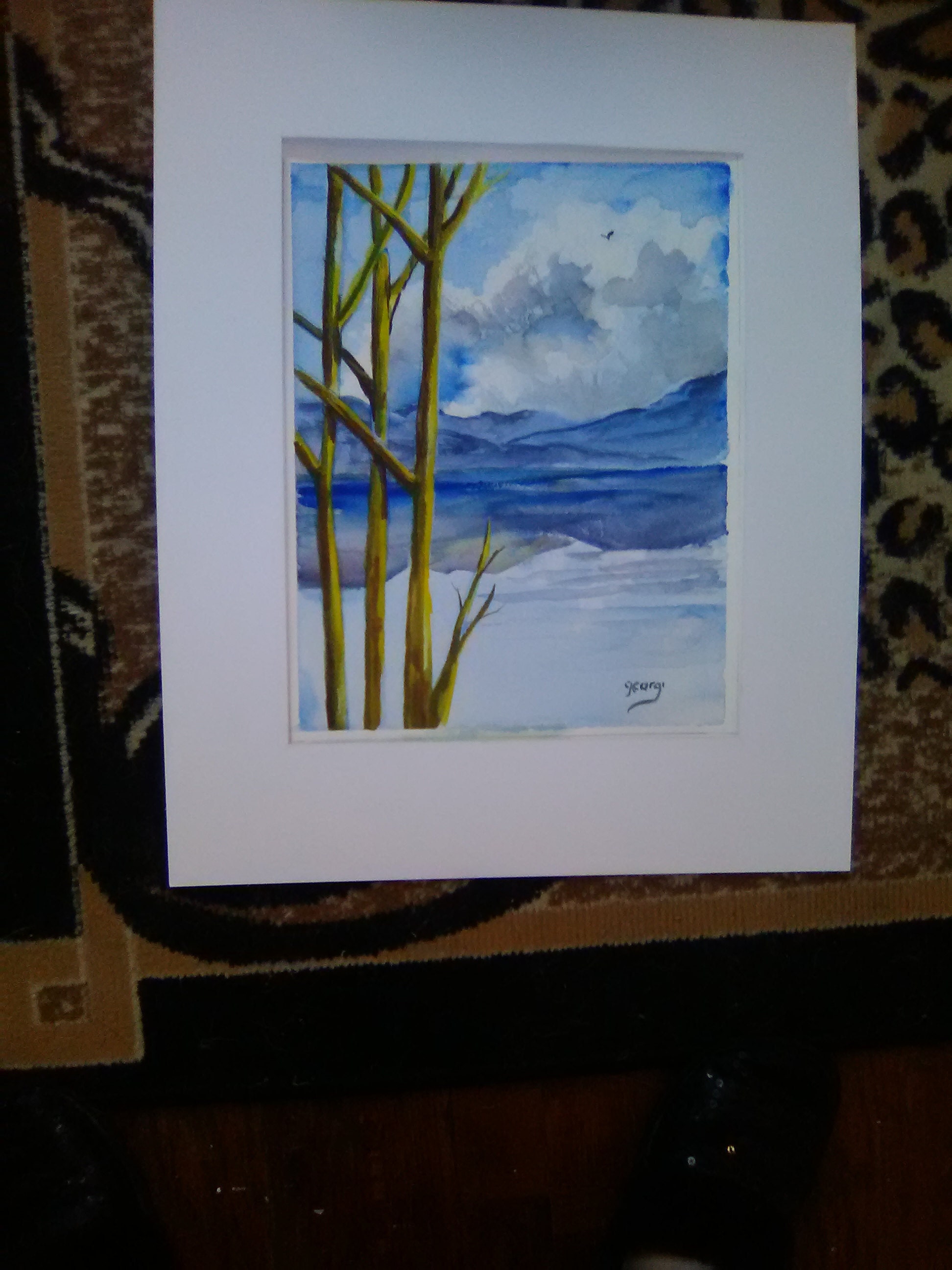 I love painting do you like this watercolor picture