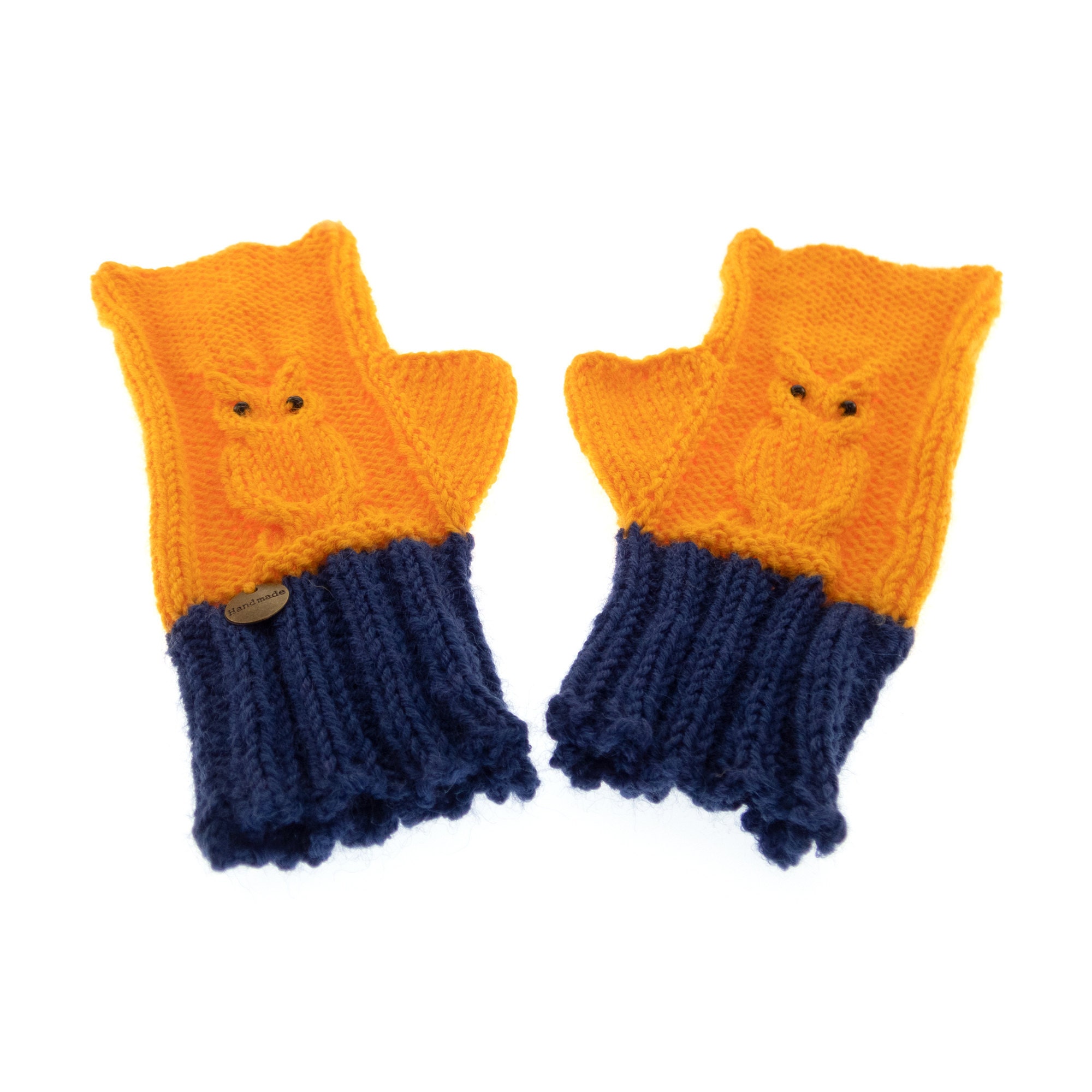 mittens for women fingerless hand gloves with owls
