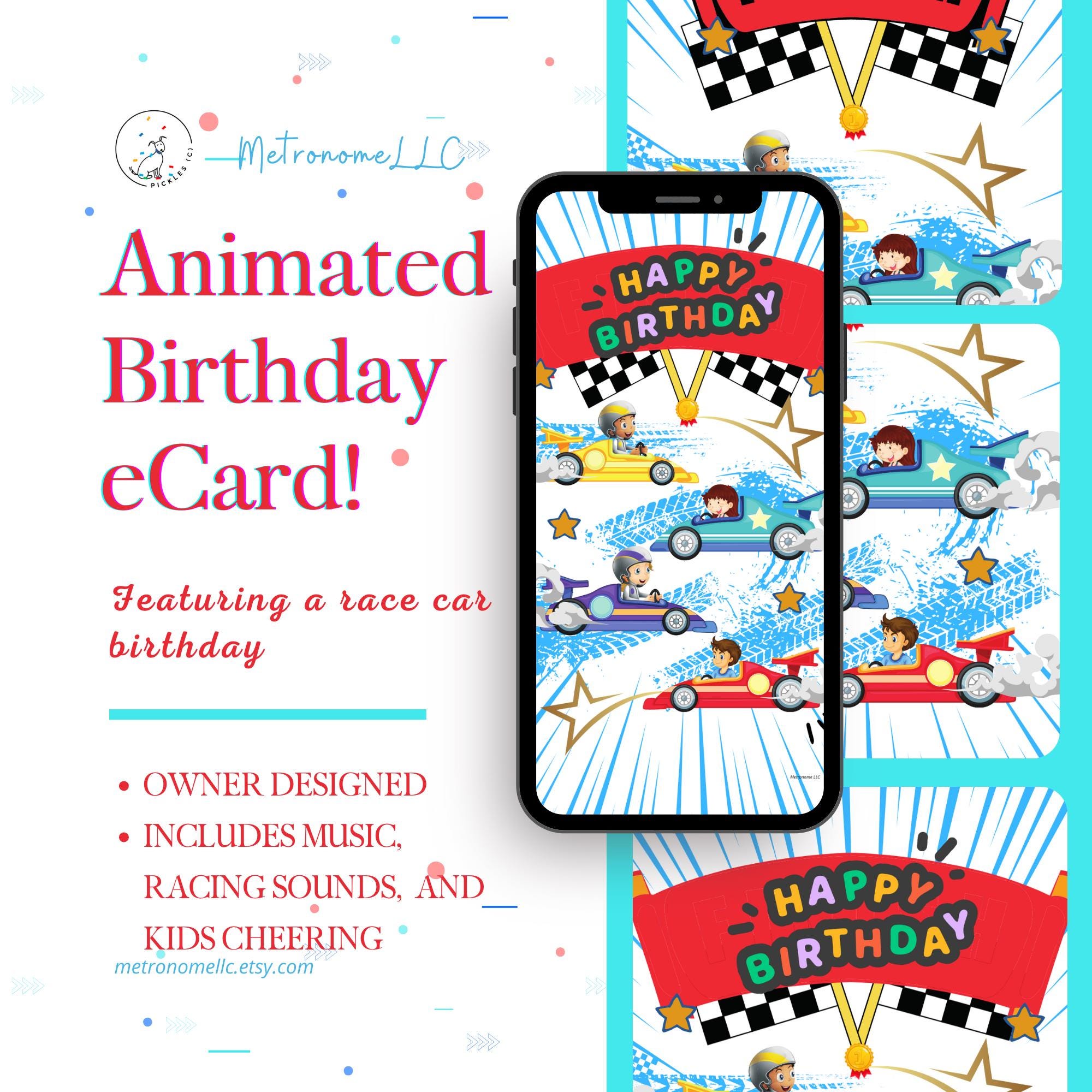 Race Car eCard