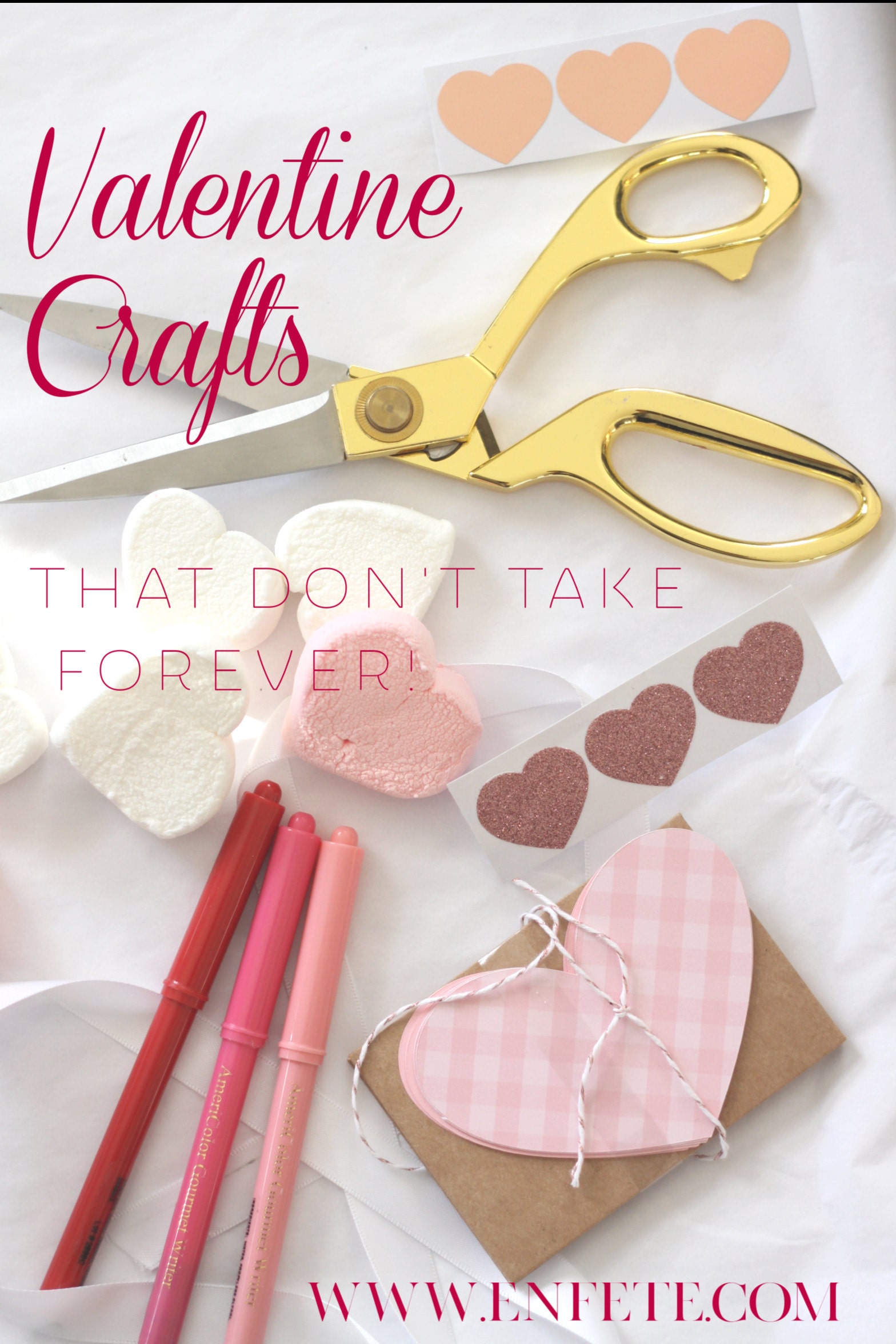 Quick Valentine Craft using Edible Markers