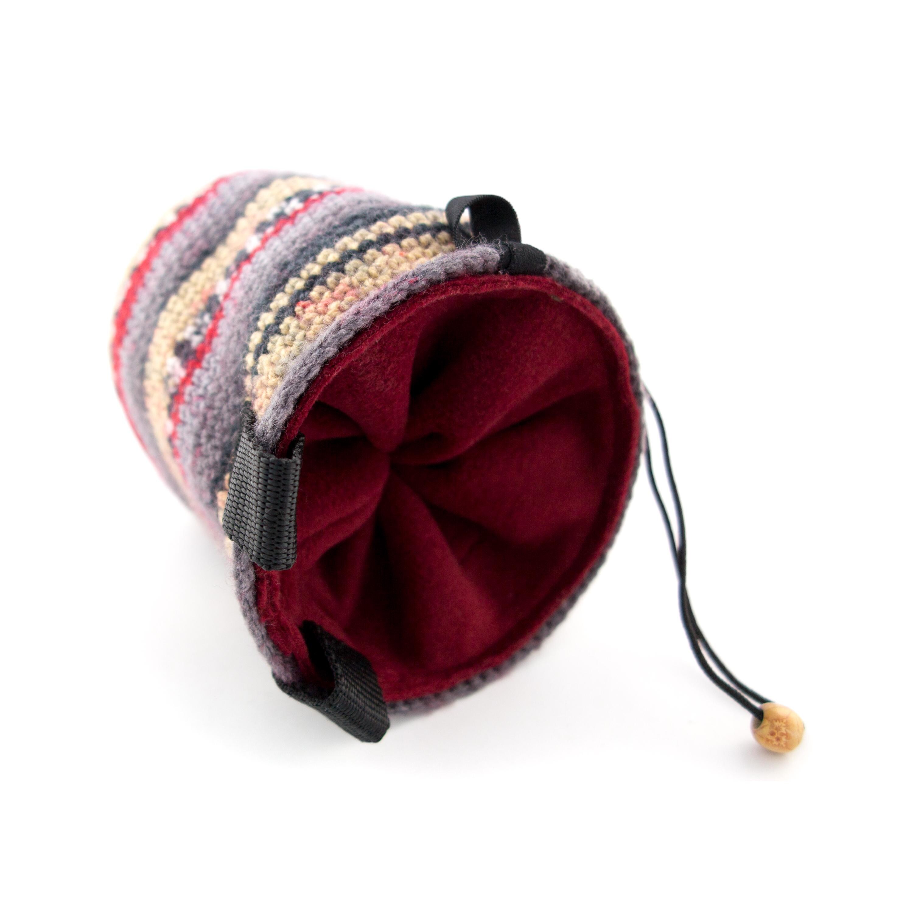 Stylish unisex chalk bag by Nadamlada, a climbing equipment kit, ideal for gym and indoor climbing use.