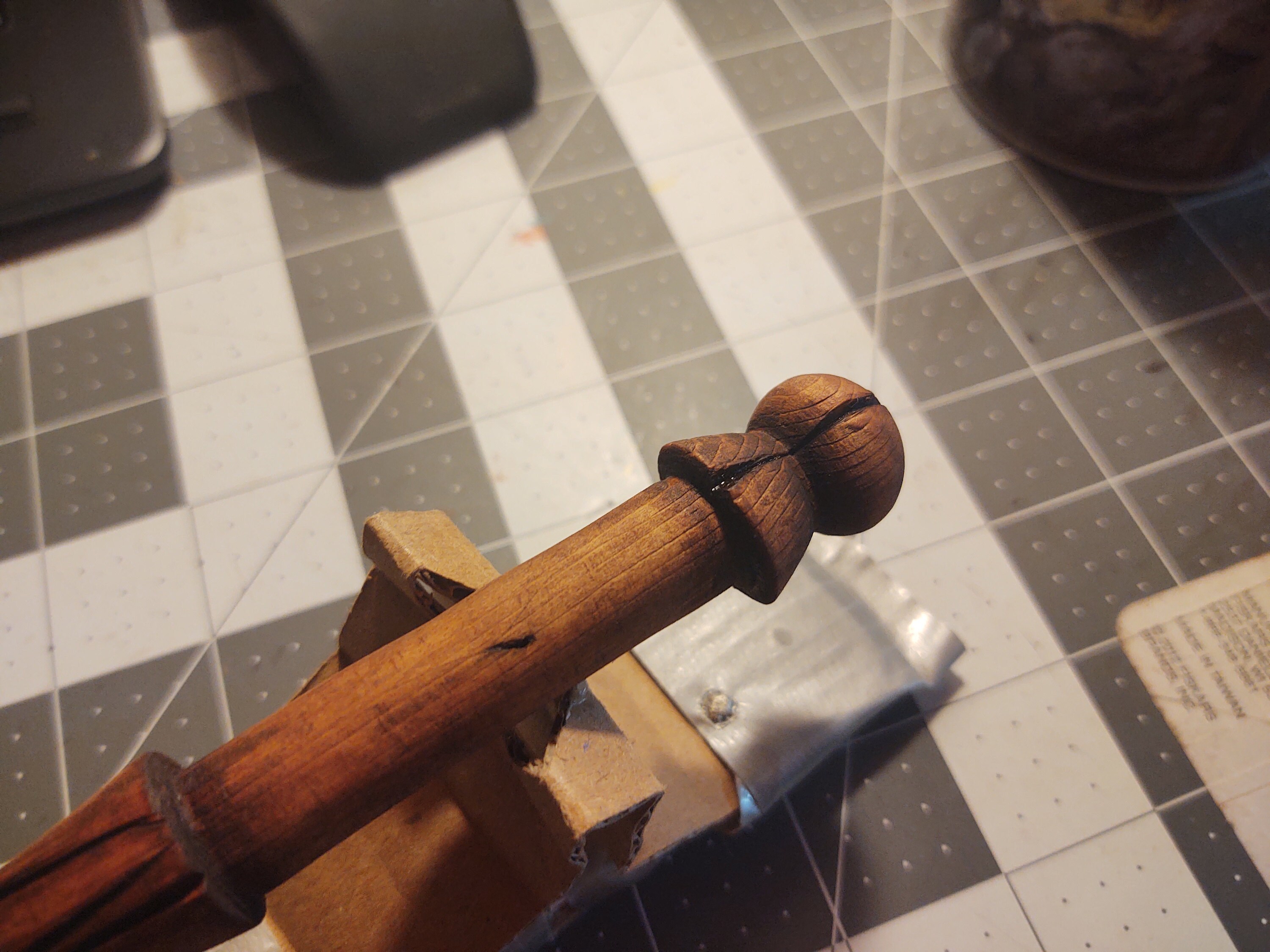 pommel post stain
