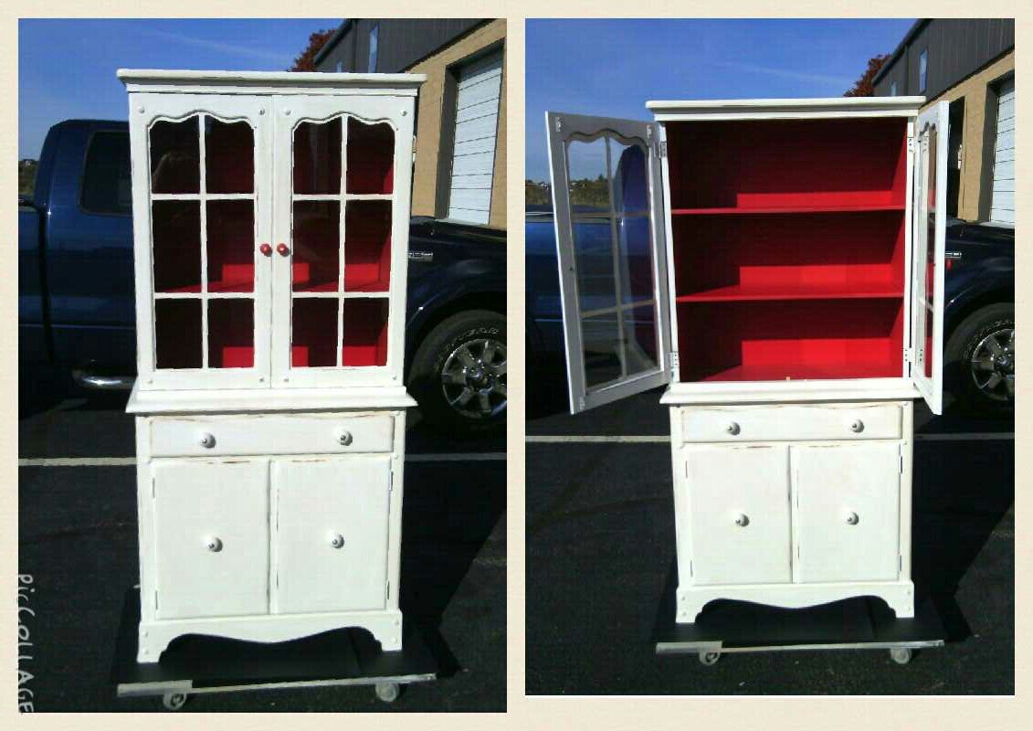 Add Color To Your China Cabinet Pantry Dining Room Breakfront