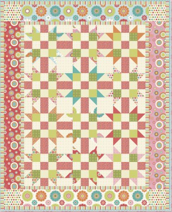 quilt pattern utilizing riley blakes first collection, just dreamy