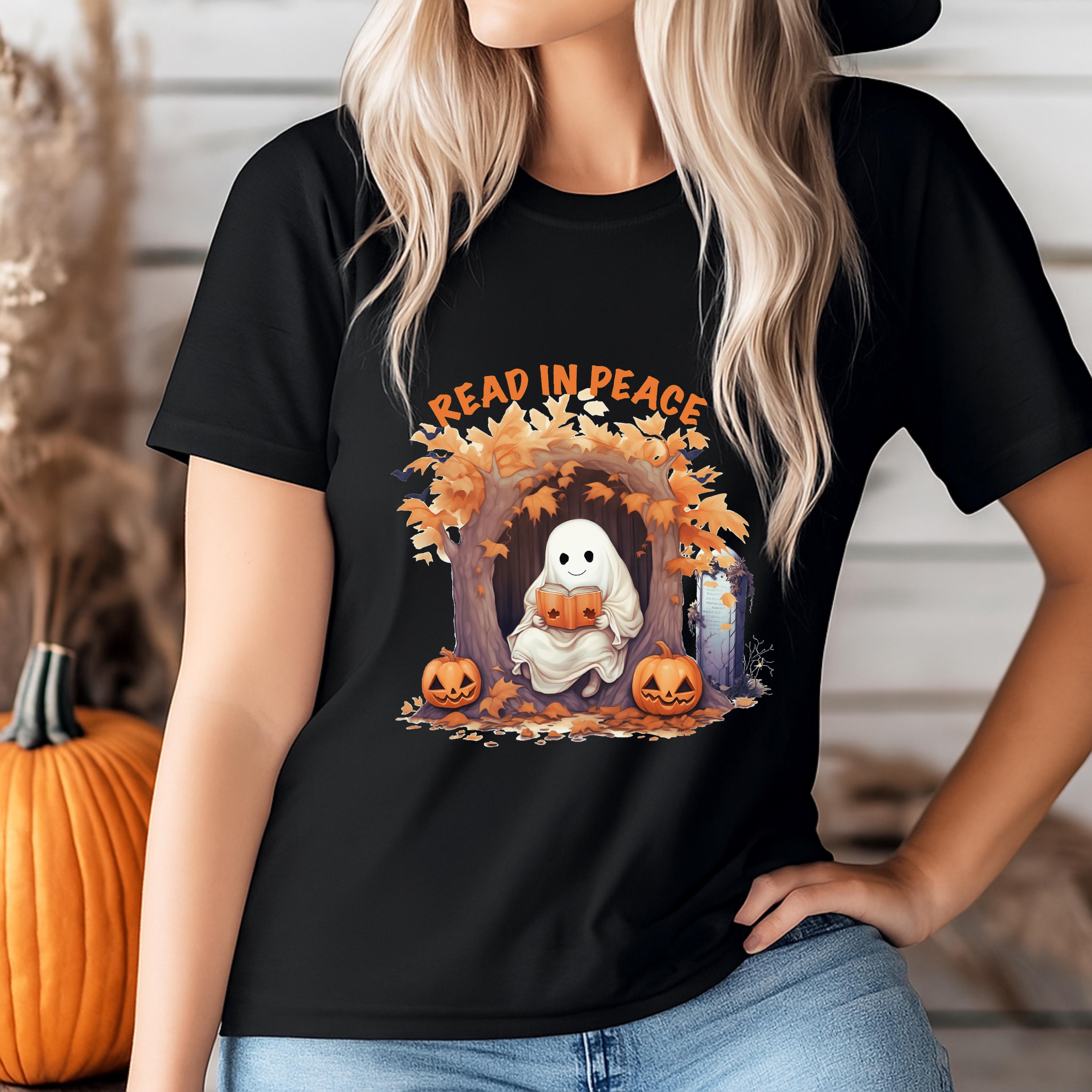 Halloween Shirts & Hoodies – Read in Peace Design for Book Lovers