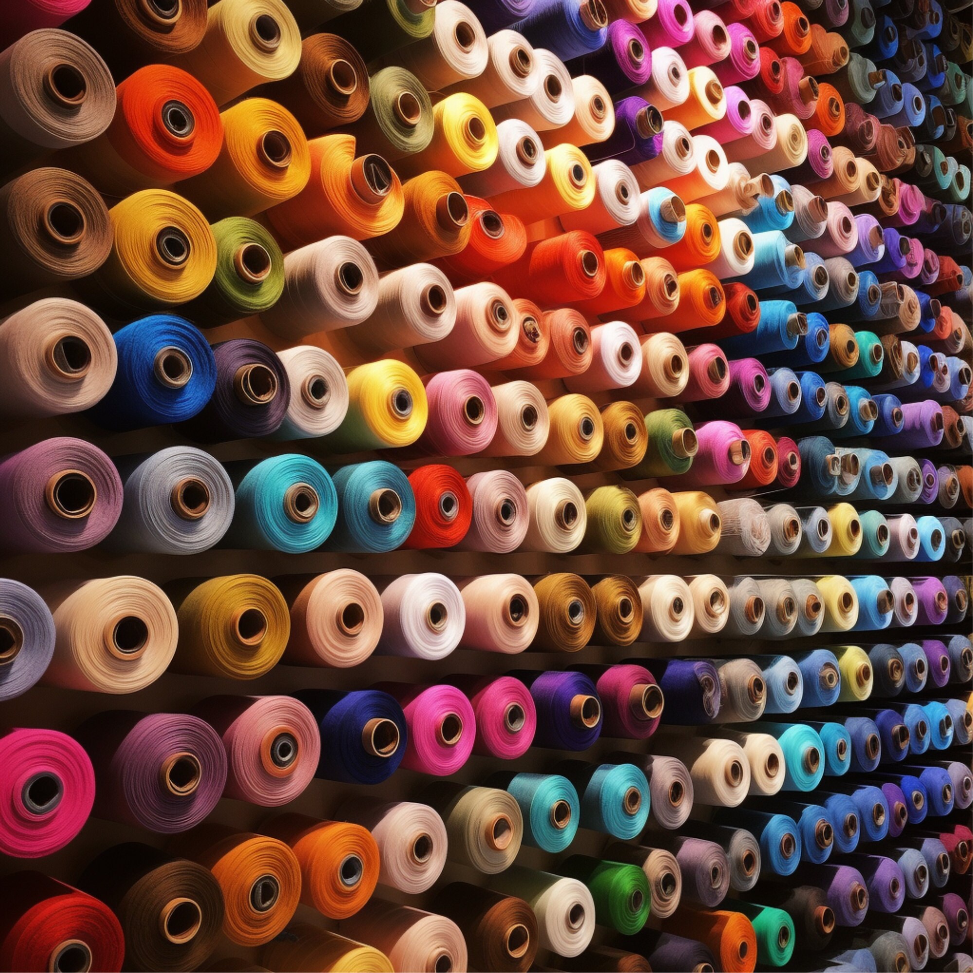 Embroidery Thread Wall