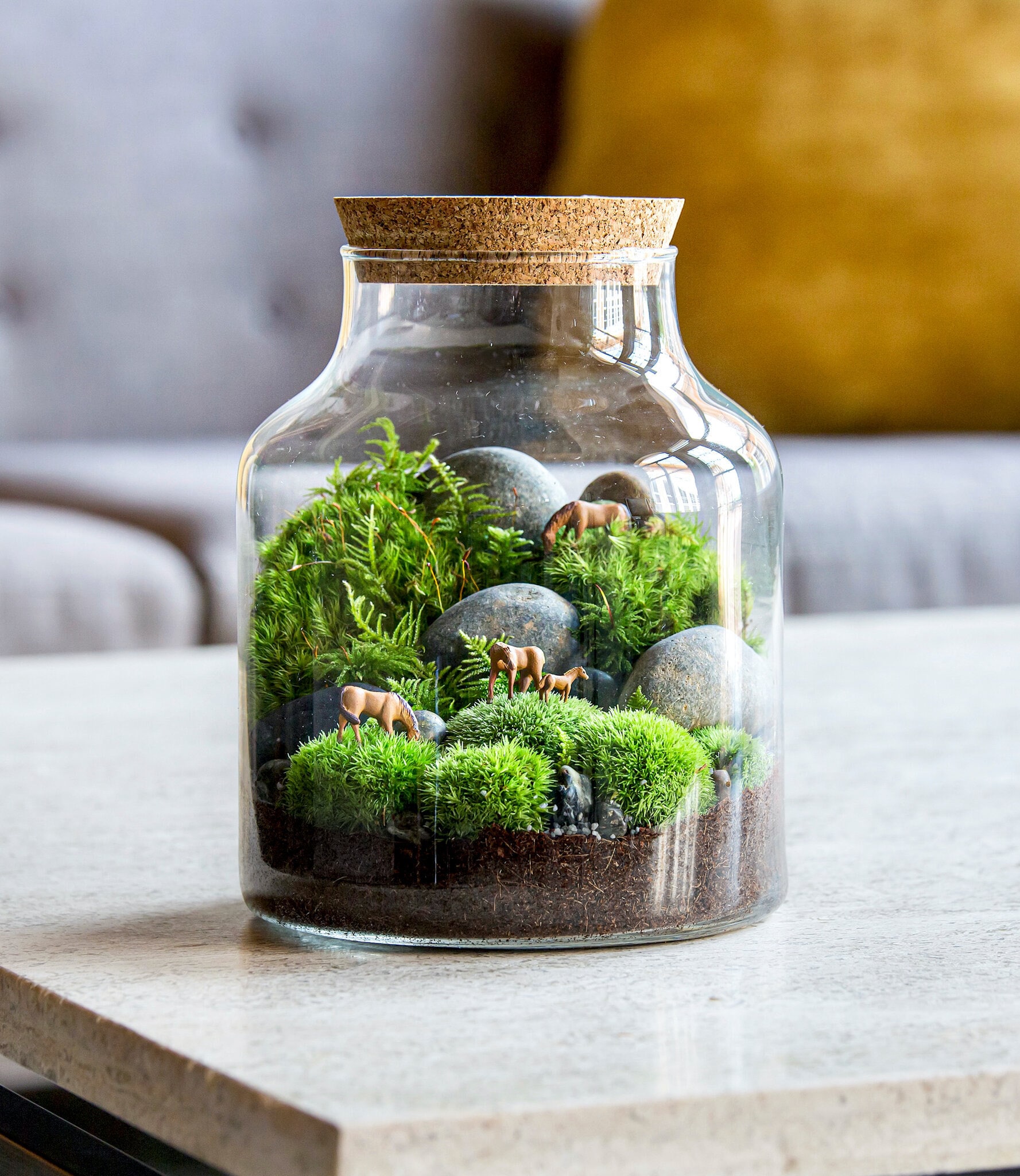 horse pasture terrarium by Patricia Buzo