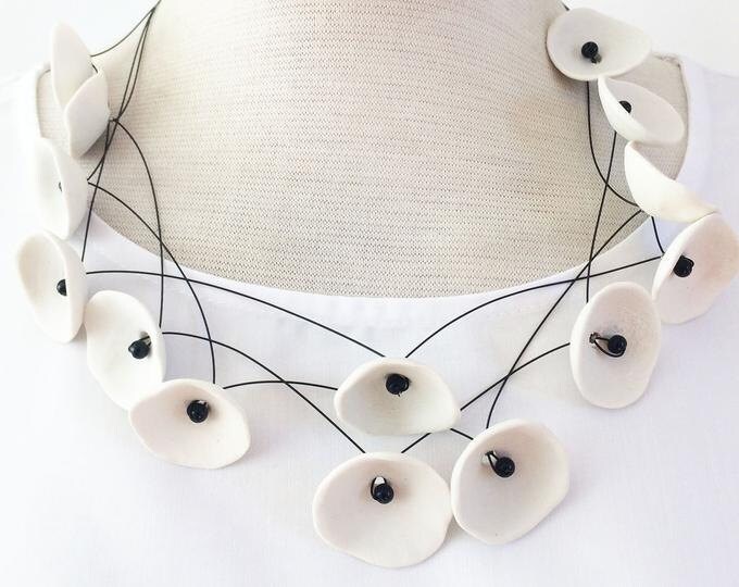 statement porcelain necklace