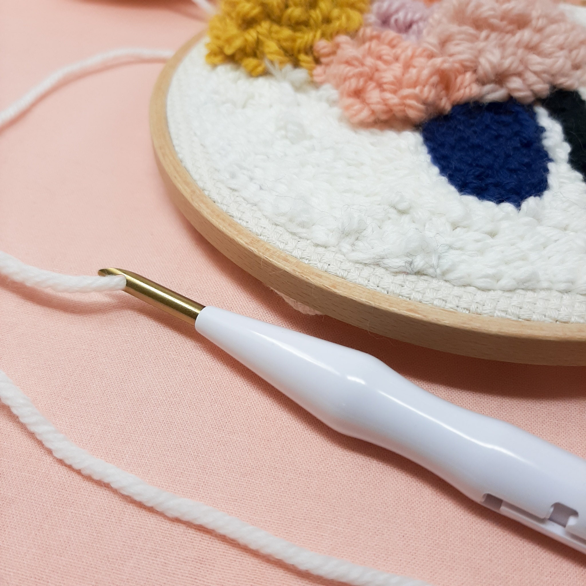 punch needle embroidery tutorial