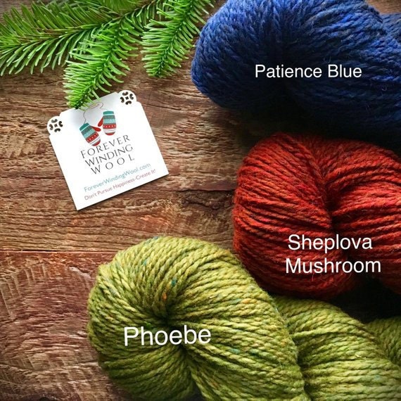 Peace Fleece Sheplova, Patience Blue, Phoebe