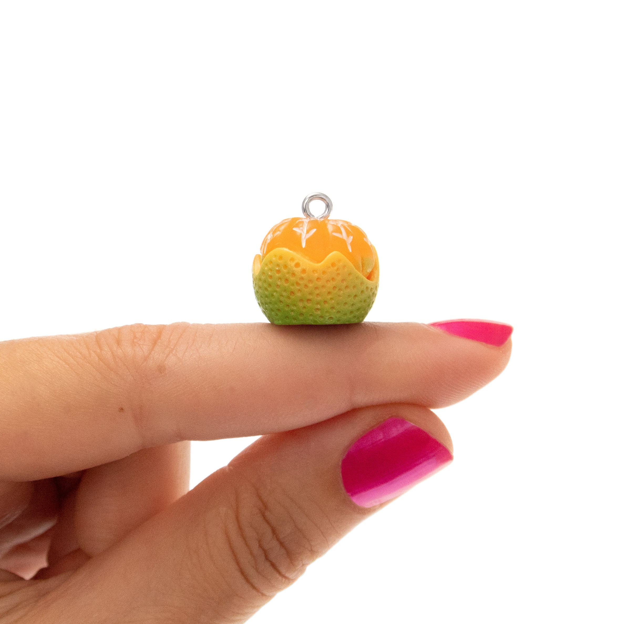 summer season fruits earrings with orange fruits
