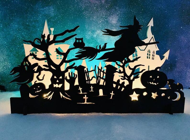 Halloween window box