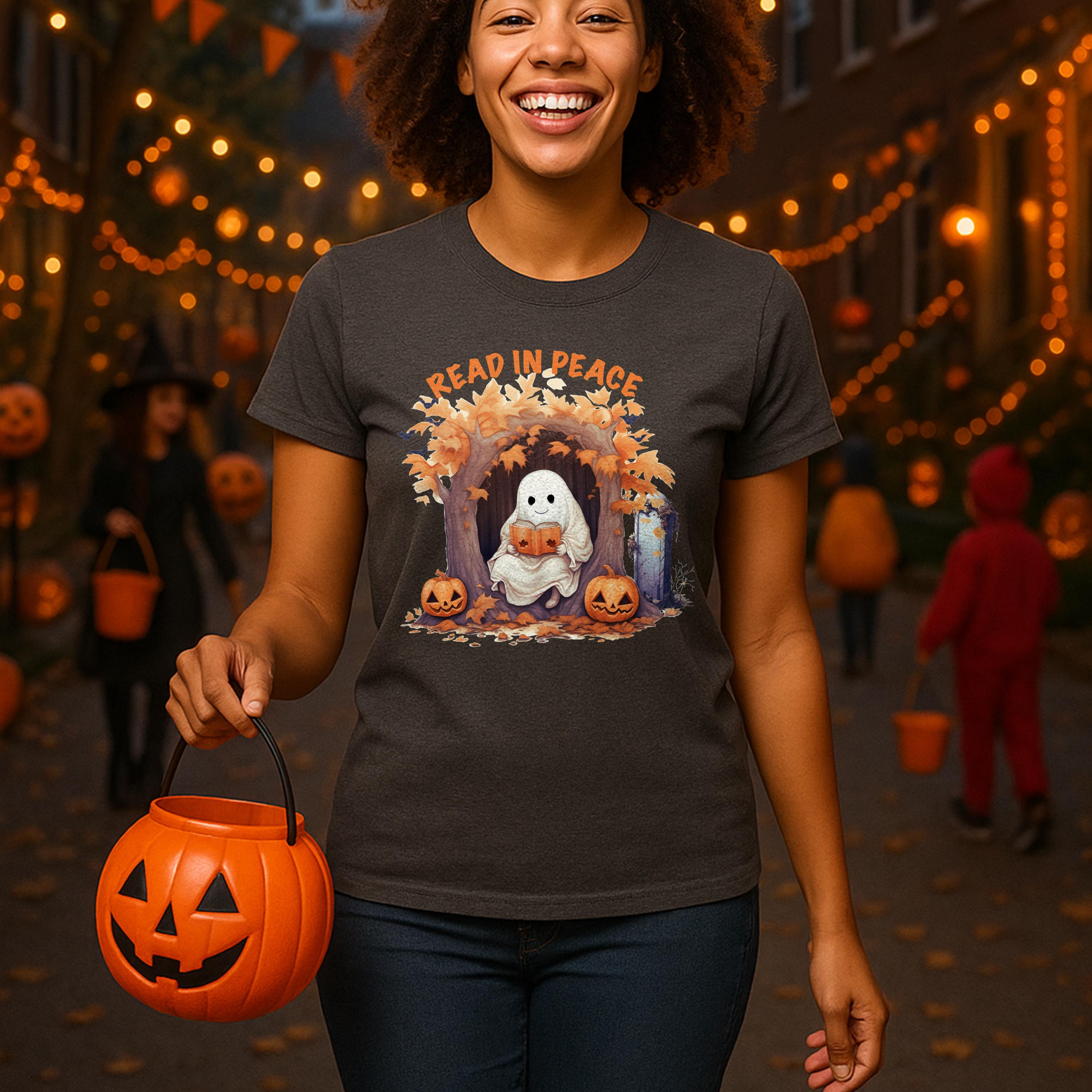 Halloween Shirts & Hoodies – Read in Peace Design for Book Lovers
