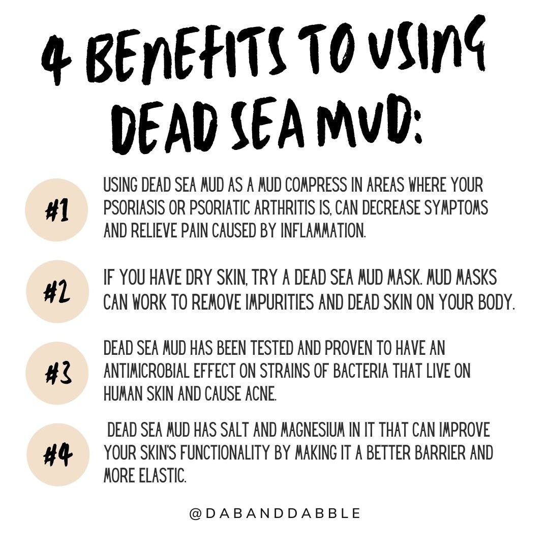 Dead sea mud benefits for skin