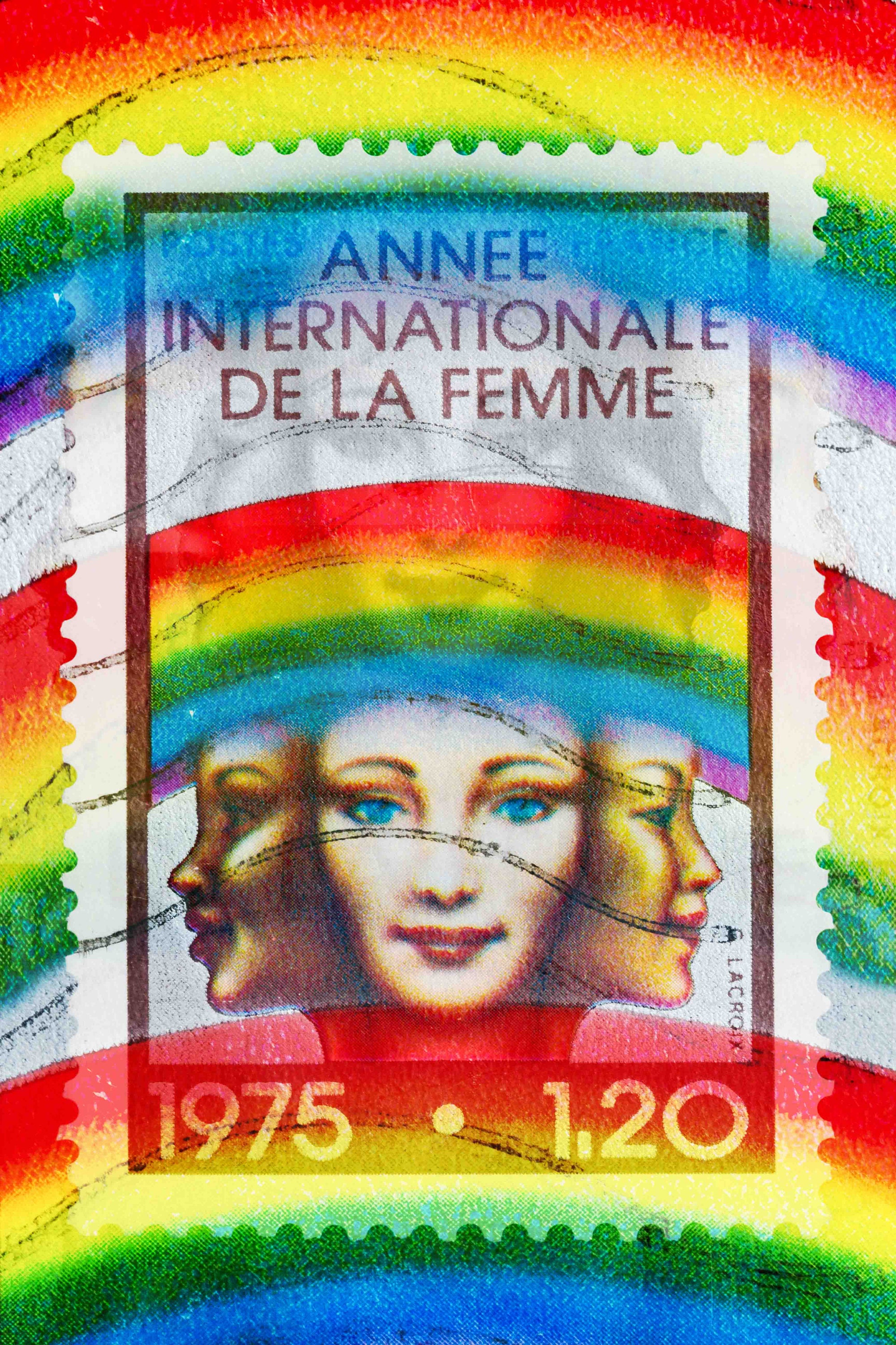 international year of the woman france stamp art by deborah pendell at the other art fair london