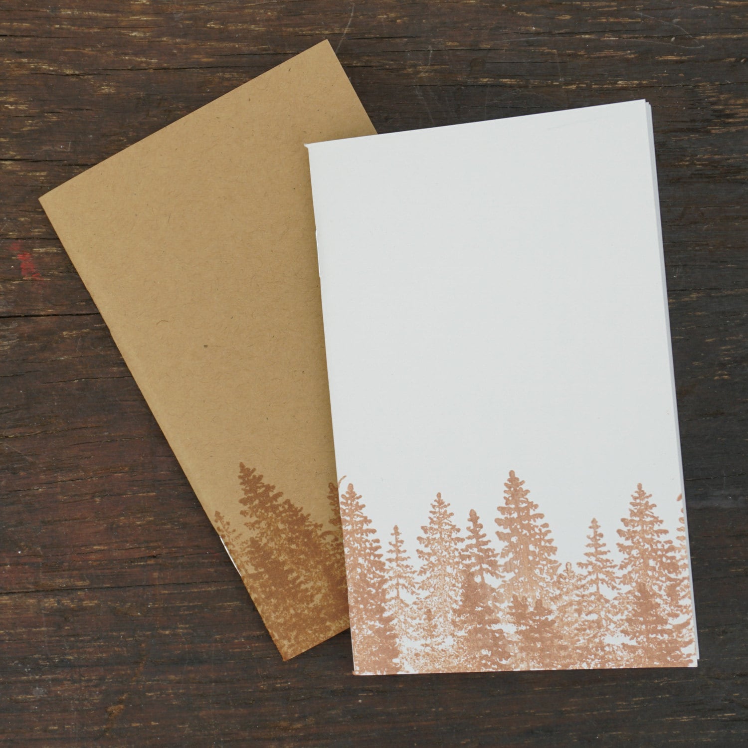 No two notebooks are alike when you create by hand. Kraft Notebooks.