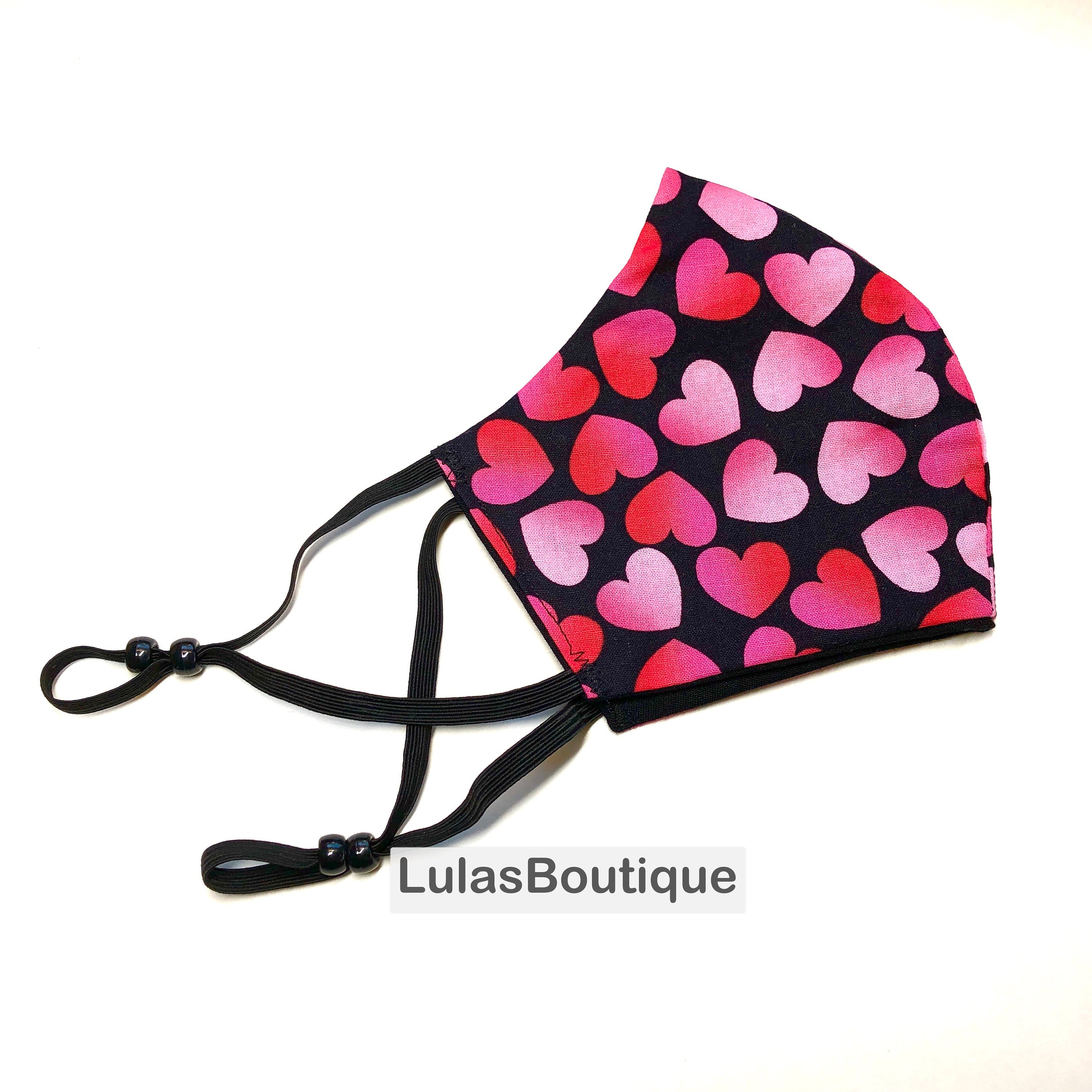 Hearts Valentine Face Mask