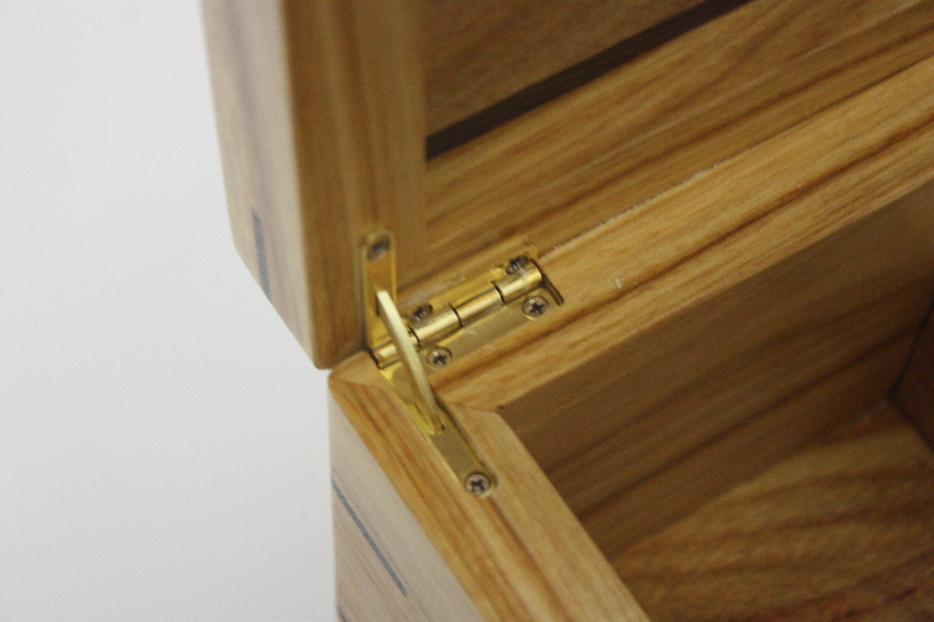 Canarywood Box with Quadrant Hinges