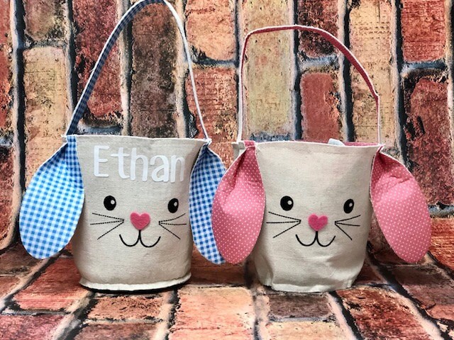 Personalized Bunny Baskets